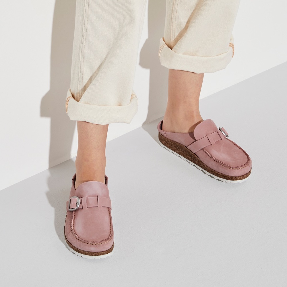 Birkenstock Buckley Nubuck Leather Soft Pink